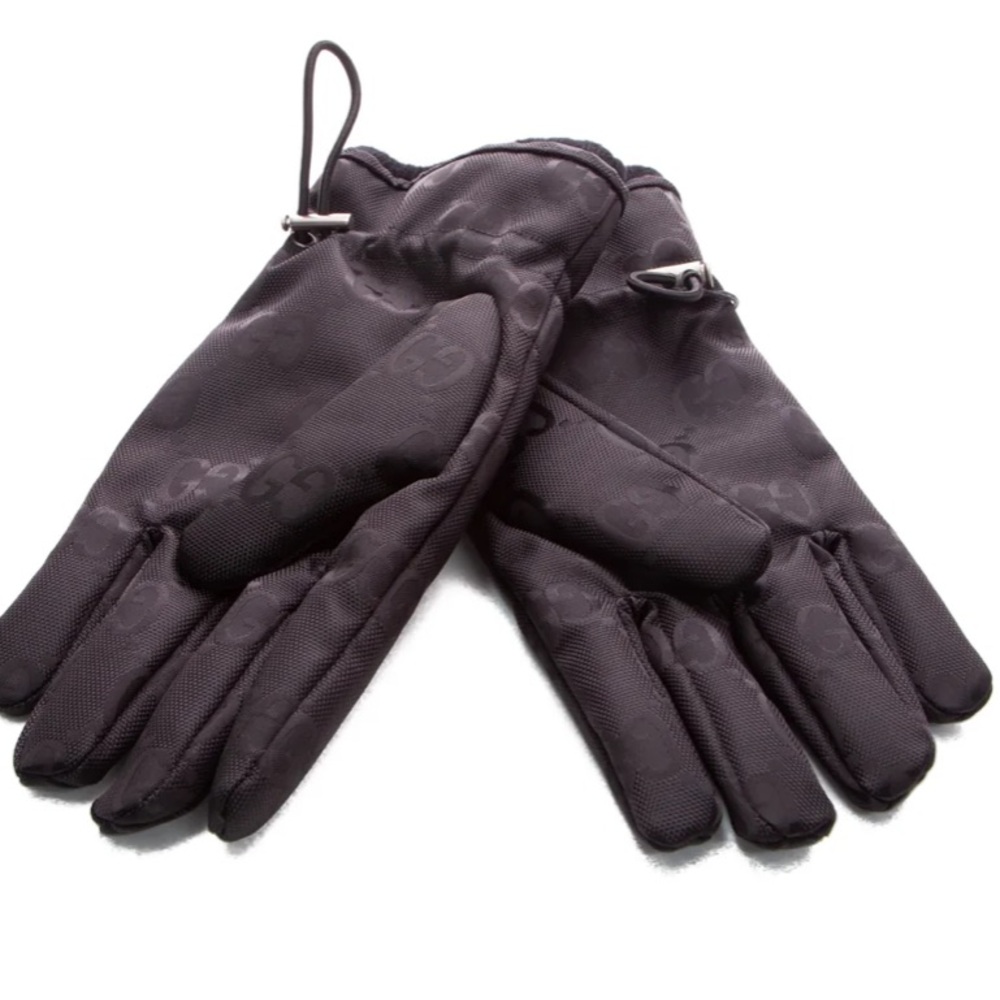 Gucci off the grid cashmere leather lined gloves - size 8.5 small- NWT - Picture 5 of 8